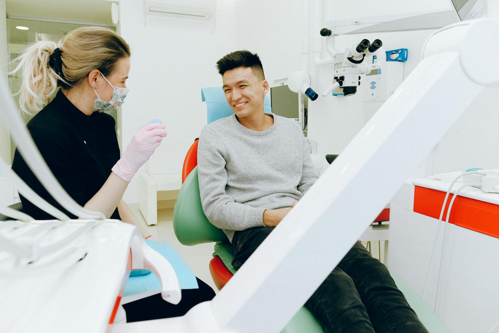 Beautiful smile after treatment